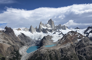 Summit of Cerro Gorra Blanca in Southern Patagonian Ice Field